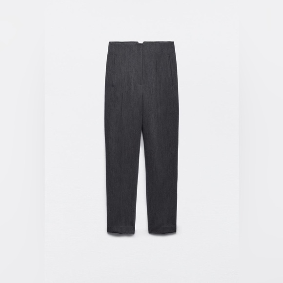 PANTS WITH A HIGH WAIST - Picture 6 of 11